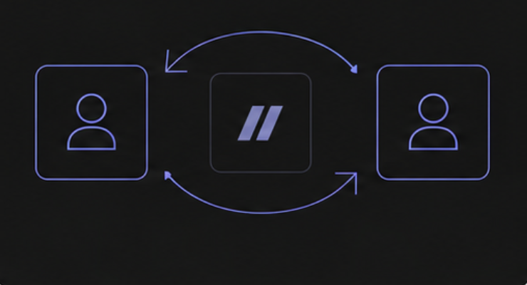 Two parties exchanging compute through Interchange